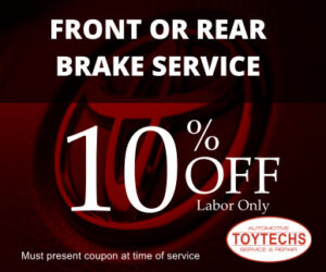 FRONT OR REAR BRAKE SERVICE